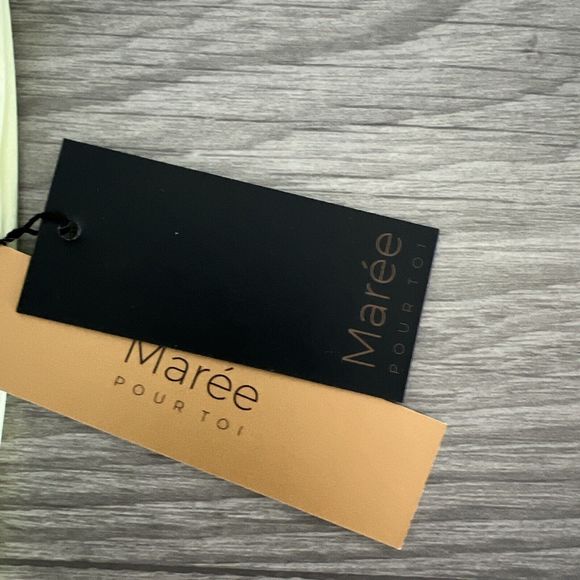 Maree Pour TOI Womens Double V Neck Silk Tank Light Green Size 18 - Picture 5 of 8